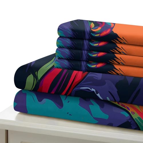 Housse de couette effet 3D confortable microfibre de qualité supérieure - 7
