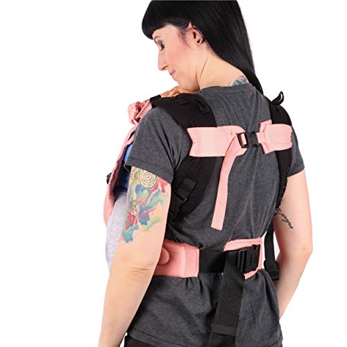 Schmusewolke Comfort Maxi babydrager voor kleine kinderen, koraal, biologisch katoen, peutermaat 10-24 maanden, 6-16 kg… - Image 4