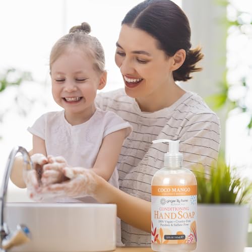 Ginger Lily Farms Botanicals Conditioning Liquid Hand Soap, Coco Mango, 100% Vegan & Cruelty-Free thumb #5