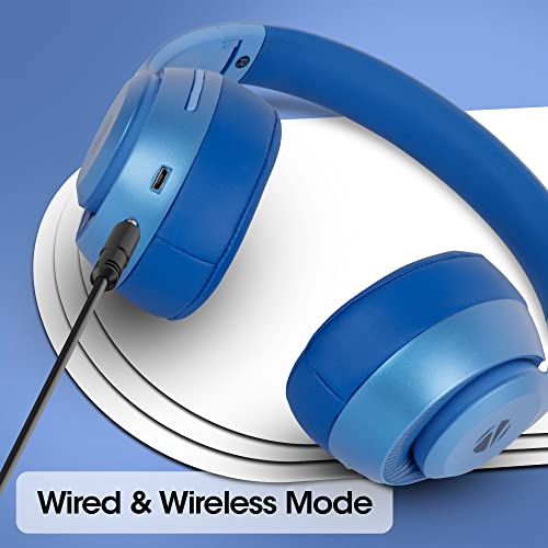 Image of ZEBRONICS Zeb-Dynamic Wireless Headphone with 34 hrs. of Playback (Blue)