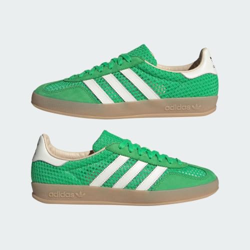Image of adidas Gazelle Indoor Men's Shoes Energy greenOff White /Magic Beige, Size 10.5