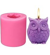 3D Eule Silikonform Für Kerzen & Backen - Flexible Antihaft-Form Für DIY Projekte