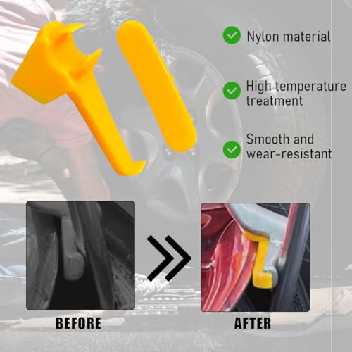 Image of Yourkar 6 PCS Car Tire Changer Insert, Tire Machine Tyre Mount Protector, Tyre Changer Mount Demount Head Duck Insert Rim Protector, Tire Machine Universal Car Accessories (6 PCS)