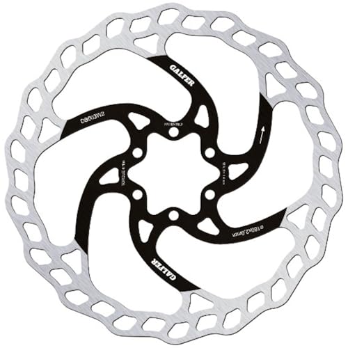 GALFER MTB Disc Wave, Disco del Freno della Bicicletta Misto, Argento, 180 mm