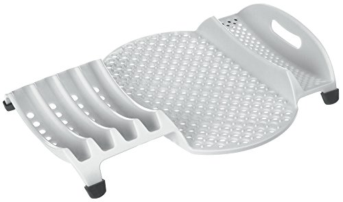 PrepSolutions in-Sink Dish Drainer - White, Space-Saving Design for Efficient Dish Drying