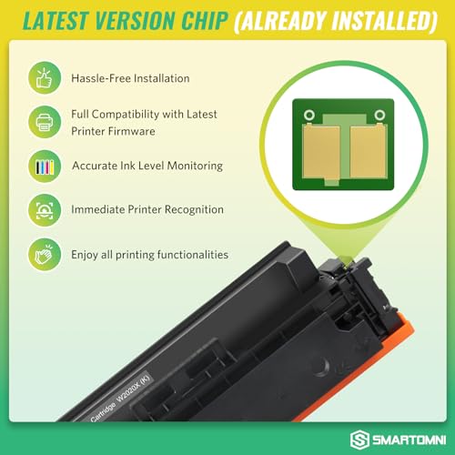 Image of 414A Toner Cartridges Black (with Chip) Works with Color Pro MFP M479fdw M479fdn M454dw M454dn M479dw M455dn M479 M454, Enterprise Laser Jet M455dn M480f Printer | W2020A 414X W2020X, Pack of 2