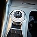 PIFOOG Bling Explorer Accessories for Ford 2023 2022 2021 2020 Gear Shift Knob Cover Decal Crystal PRND Switch Knobs Sticker Car Interior Decoration Trim Silver 1PC