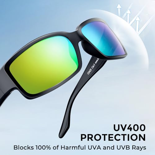 KastKing Skidaway Polarized Sport Sunglasses for Men and Women,Ideal for Driving Fishing Cycling and Running,UV Protection - Image 6