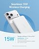 Banco de energía Anker MagGo, 10,000mAh con certificación Qi2, cargador portátil de 15W | Portátil, compatible con MagSafe, diseño ergonómico, para iPhone serie 15/16/17, AirPods y más 6