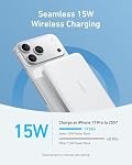 Anker MagGo Banque d'électricité, ultra-mince 10,000mAh Batterie magnétique, Qi2 Certifié 15W Ultra-rapide MagSafe Chargeur Portable Compatible, Design ergonomique, pour iPhone17/16/15/14 Series, et plus encore