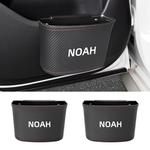ノア 専用 車用 ゴミ箱 防水 NOAH 専用ロゴ 車 ゴミポケット ドア側や座席の後ろ 設置可能 ノア 80系 85系 90系 95系 X G S-G 適用 半円型 小物入れ 収納 車 ゴミ ボックス カー用品 大容量 おしゃれ 便利グッズ(ノア 専用,