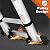 Telescoping Ladder, SocTone 20.3 FT Aluminum Lightweight Extension Ladder with Wheels and Stabilizer Bar, Heavy Duty 330lbs Max Capacity, Multi-Purpose Collapsible Ladder for RV or Outdoor Work
