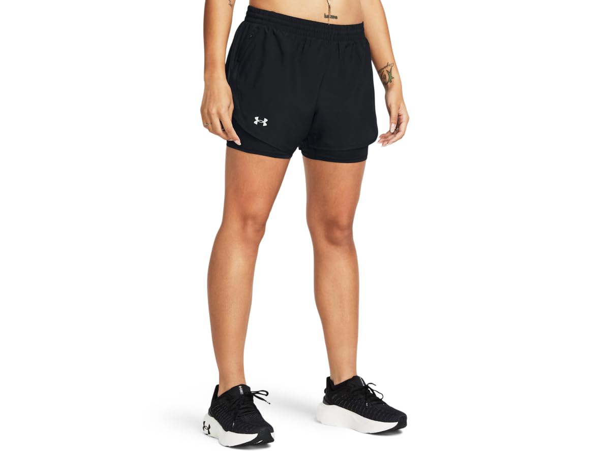 Under Armour Uomo UA Launch 7'' 2-in-1 Short, Pantaloncini Palestra Uomo, Shorts Uomo Elasticizzati in 4 Direzioni, Pantaloncini Uomo Sportivi Comodi e Traspiranti