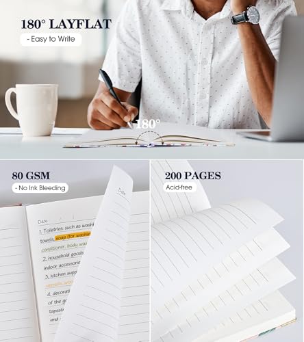 Carnet de notes A5 en cuir idéal pour la prise de notes