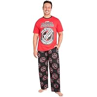 Marvel Deadpool and Wolverine Pijama Invierno Set para Hombre -