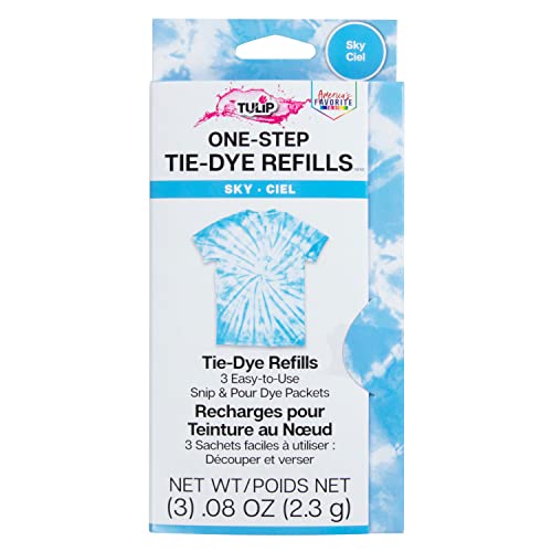Tulip One-Step Tie-Dye Kit  3 Fabric Dye Refill Packs Packs Sky