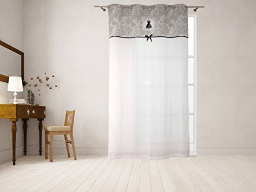 Soleil d'ocre Tenda in voile di cotone BLACK DRESS...