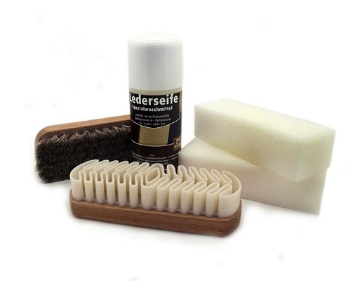 Preisvergleich Produktbild Pacona Lederreinigungsset / Lederpflegeset