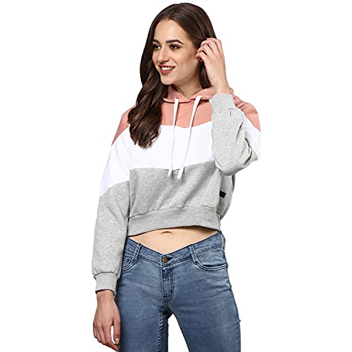 Image of Campus Sutra Cotton Women Crew Neck Sweatshirt