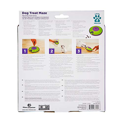 Outward Hound Nina Ottosson Treat Maze - Dispensador Interactivo de recompensas - Rompecabezas para Perros - Nivel intermedio - imagen 3