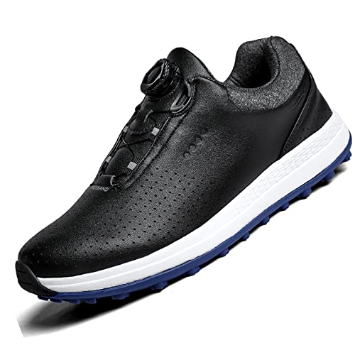 THSAYOO Golf Shoes Men Waterproof Golf Shoes Professional Spikeless Golf Shoes for Men Comfortable Golf Sneakers Breathable Golf Footwear