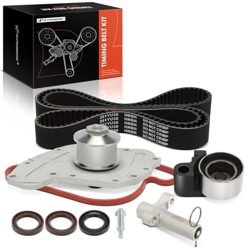 A-Premium Engine Timing Belt Kit with Water Pump Compatible with Dodge Grand Caravan, Charger, Journey, Challenger, Avenger, Magnum, Nitro & Chrysler Town & Country, 300, Sebring, Pacifica - 3.5L 4.0L