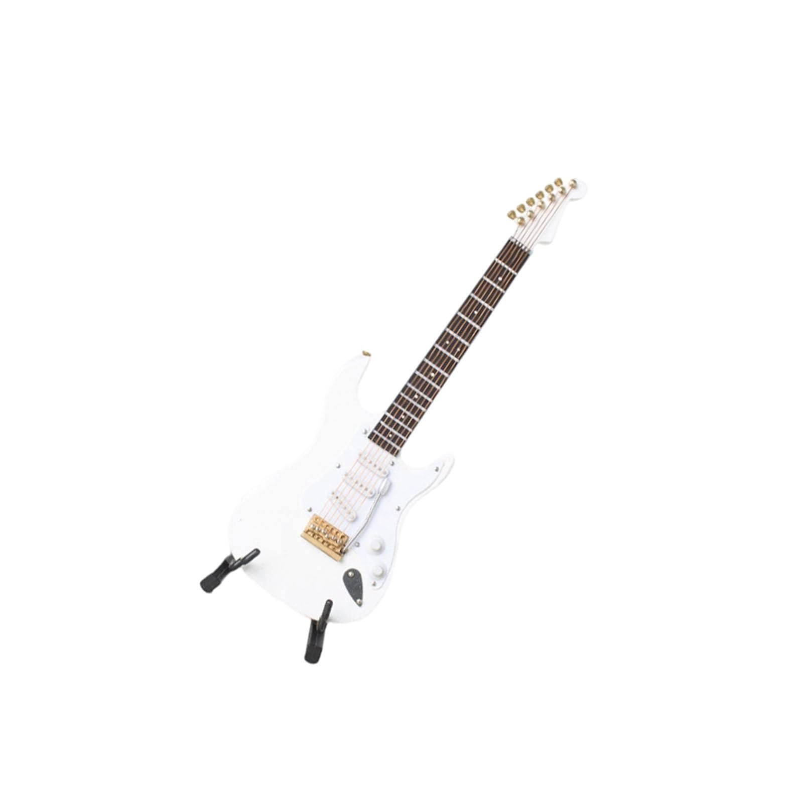 ZXFJYUIP Colorful Electric Guitar Model Miniature Musical Instrument Ornament With Shoulder Strap(2,10CM)