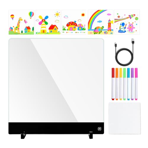 Tableau à dessin LED effaçable : fini le gaspillage de papier avec ce support rechargeable