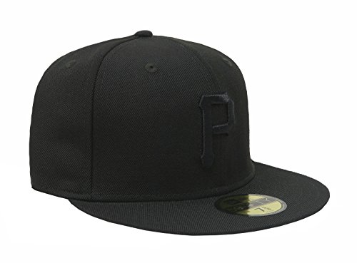 Gorra New Era 59Fifty Pittsburgh Pirates Black on Black miniatura 3