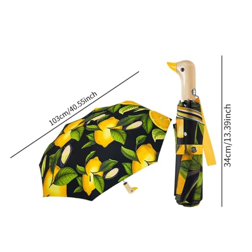 Parapluie pliant automatique portable usage extérieur compact et robuste - 3