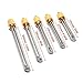 YYAZYYZ Copper Thread Solar Water Heating Element DN32/DN40/DN50 Industrial Immersion Heated Boiler 110V/220V/380V for Chiller