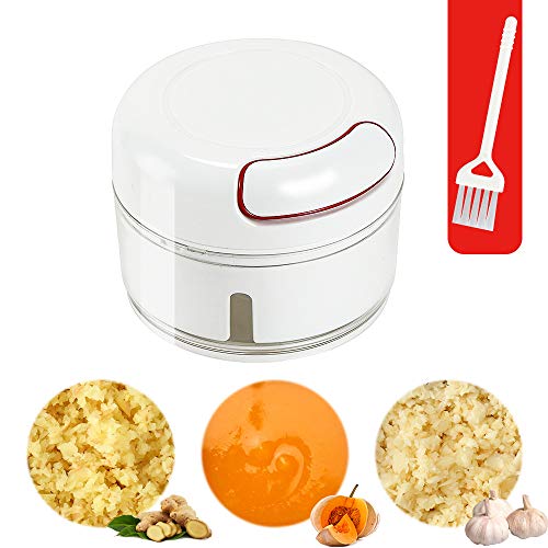 Effortless Food Preparation with Mini Manual Garlic Chopper
