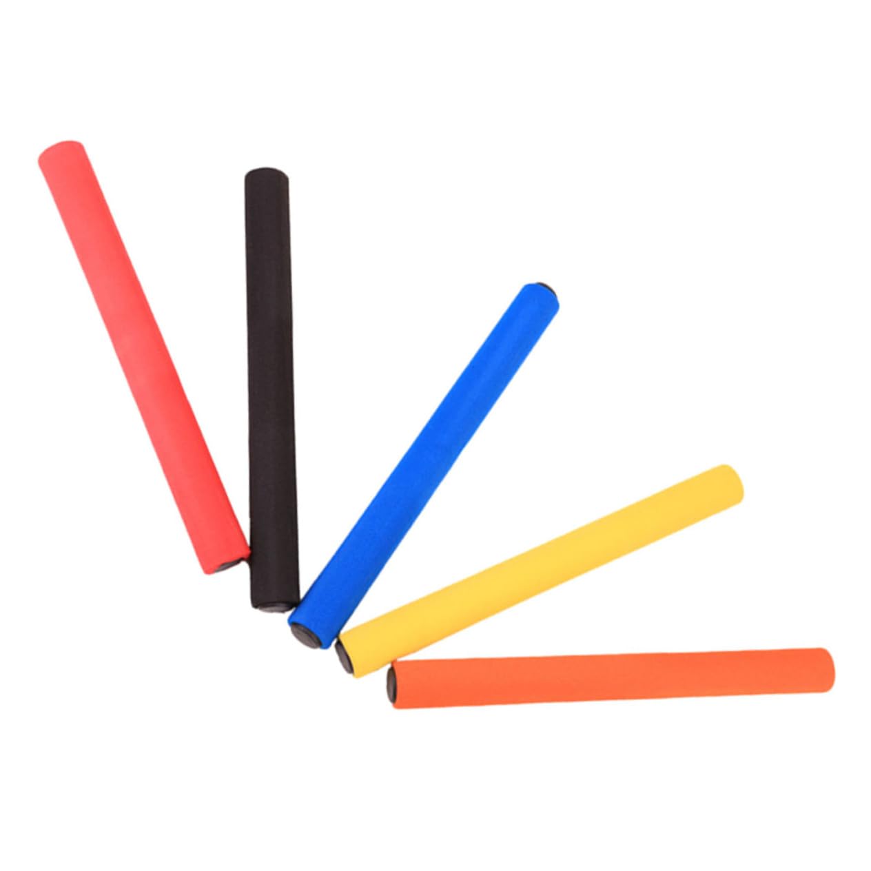 Ciieeo Outdoor Relay Sticks 5pcs Anti-slip Sponge for Boys and Girls Creative Race Sticks for Athletics Training