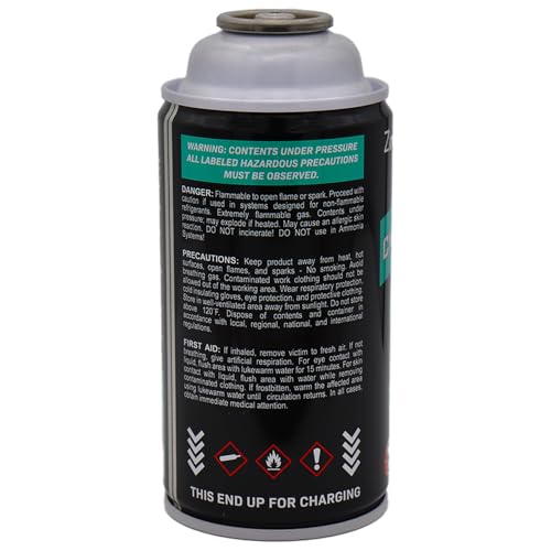 image for ZeroR AC Refrigerant R134a Replacement - Eco-Friendly, 100% Natural Hy