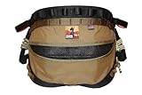 Ape Canyon Outfitters ACO Wood Deluxe Saddle Coyote - 42" Adjustable Bridge - Made in US (Large- 38″-44″ Waist)