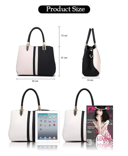 Image of SYGA Women'S Crossbody Bag, Top Zip Closure And Adjustable Shoulder Strap Pu Leather Handbag