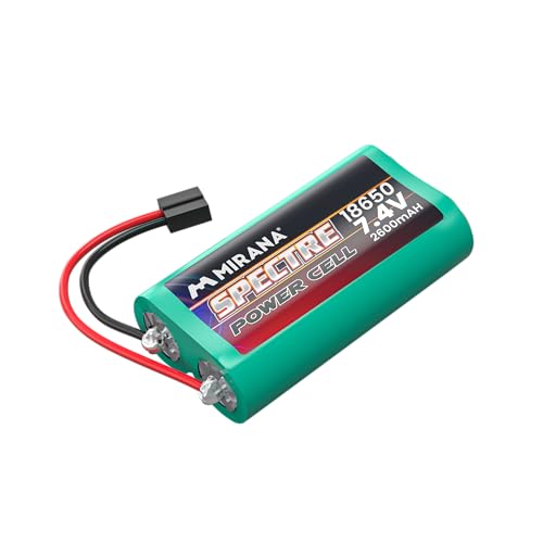 Image of Mirana Spectre 4WD Accessories - Compatible only with The Mirana Spectre 4WD Hobby Grade RC Car Toy - Power Cell (2 Pack)