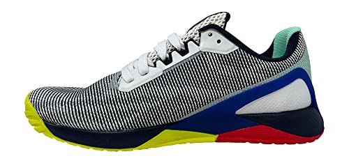 Reebok Men's Nano X1 GRIT Cross Trainer, 10 US, FTWR White/Vector Navy/Court Blue2