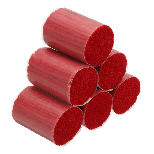 Image of PATIKIL 6 Rolls Latch Hook Yarn, Latch Hook Kit Yarn, Red | Precut Rugs Yarn Making Crochet Bundles for Rug Adults Beginners Tapestry DIY Craft