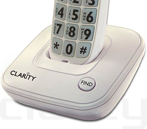 Clarity D704 DECT 6.0 Teléfono inalámbrico amplificado miniatura 3