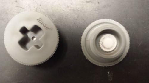 (10) 3/4" Grey Rieke Poly Plug (bung) with PV-TFE-1 vent