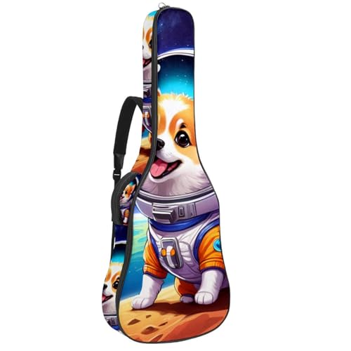 Sac pour guitare étanche à plusieurs poches housse rose grand format 42 pouces