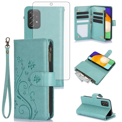 Coque Samsung Galaxy A52 protection téléphone Asuwish YM020 Vert UK housse