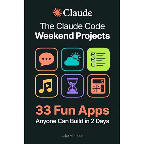 The Claude Code Weekend Projects Audiolibro Por Jake Morrison arte de portada