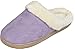 LUXEHOME Women's Cozy Fleece House Footwear/Slippers(1-08) (M/6-6.5 US, Light Purple)