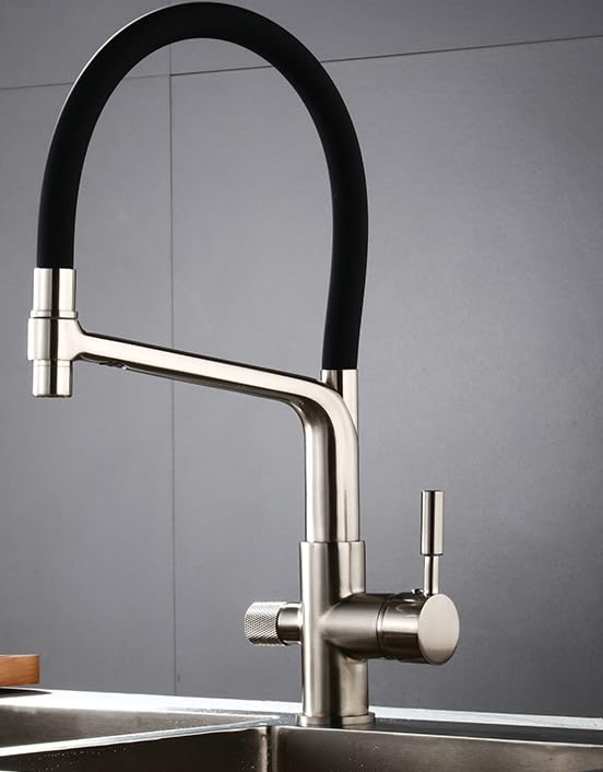 Purificador de agua 60 en <>, grifo, cocina, cocina doméstica, extraíble universal, resistente al agua, incluido el tubo de entrada de agua de <> cm