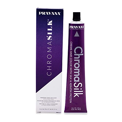 Pravana Chromasilk Creme Hair Color with Silk Keratin Proteins 5.37 -Light Golden Violet Brown
