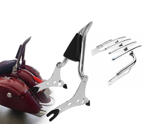 Dossier Sissy Bar Chromé pour Indian : Idéal pour les Longs Road-Trips