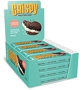 BioTechUSA Crispy Protein Bar | Zoet & Knapperig | Eiwitrijk genot | Onderweg Energie en Spierond...