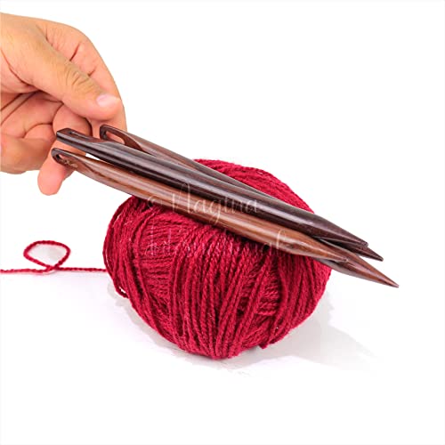 Nagina International RSDWOODN5 Rosewood Hand Crafted Fine Wooden Stitching Needles thumb #5